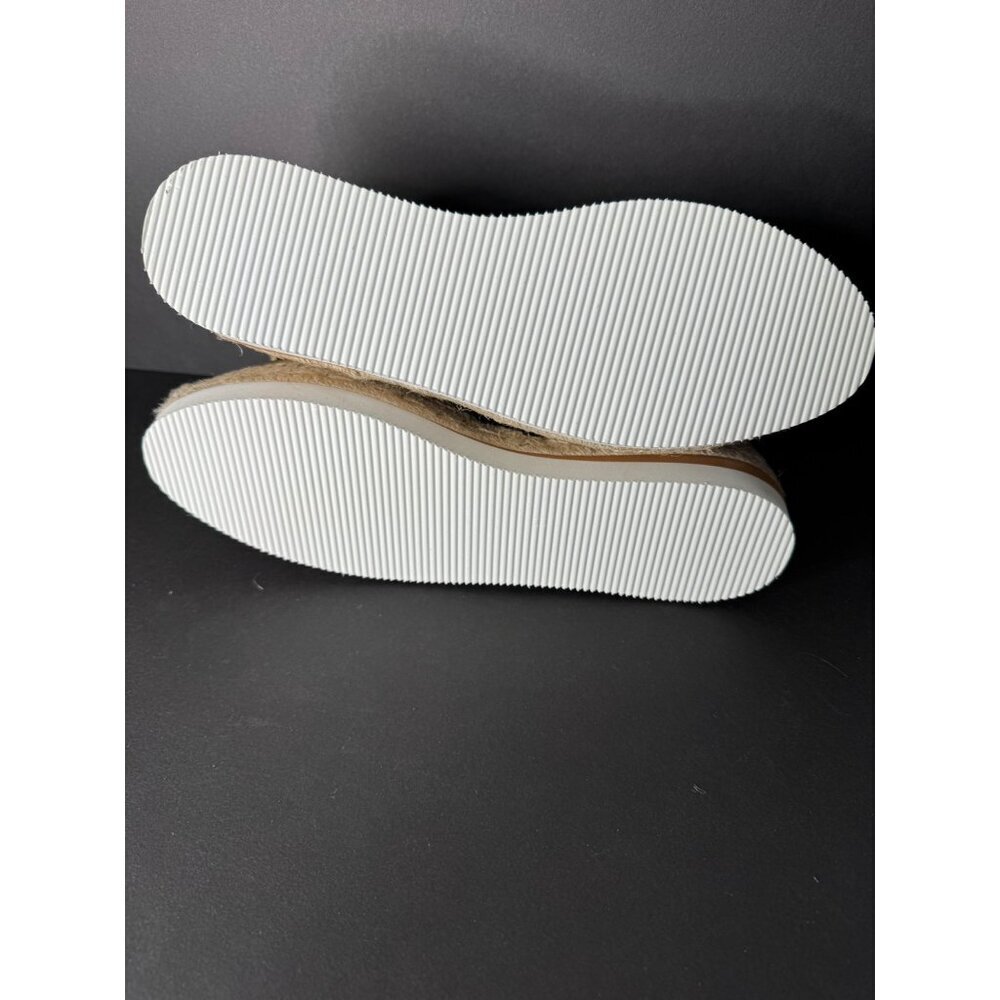 NIB See by Chloe Lamb Glyn Flat Light Gold Espadrilles Leather EU 40 US 9.5 - Picture 7 of 7
